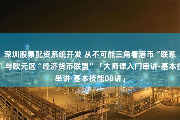 深圳股票配资系统开发 从不可能三角看港币“联系汇率制度”与欧元区“经济货币联盟”「大师课入门串讲·基本技能08讲」